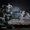 Эрекционное кольцо Boners T-shape Ball Splitter, серое