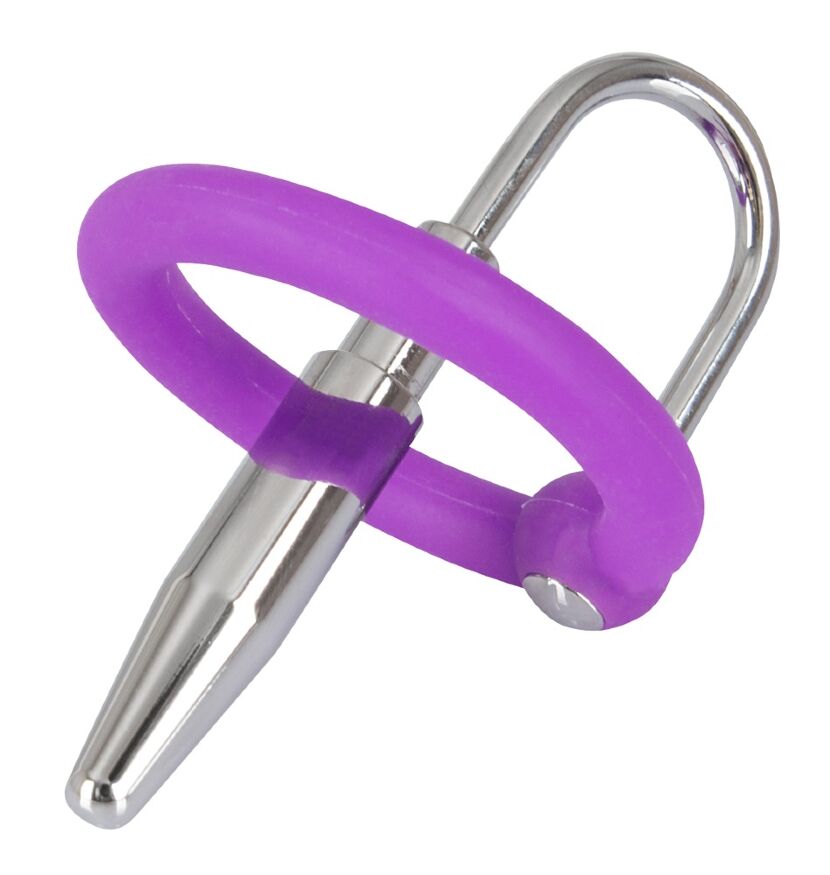 Стимулятор уретри - Penis Plug + Silicone Glans Ring Dilator