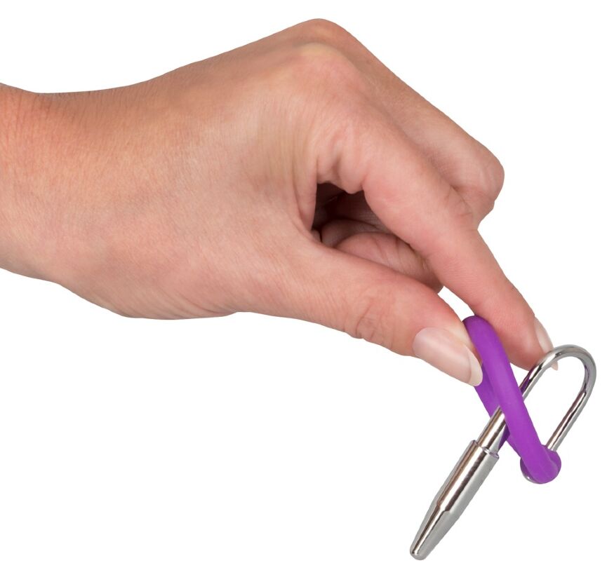 Стимулятор уретри - Penis Plug + Silicone Glans Ring Dilator