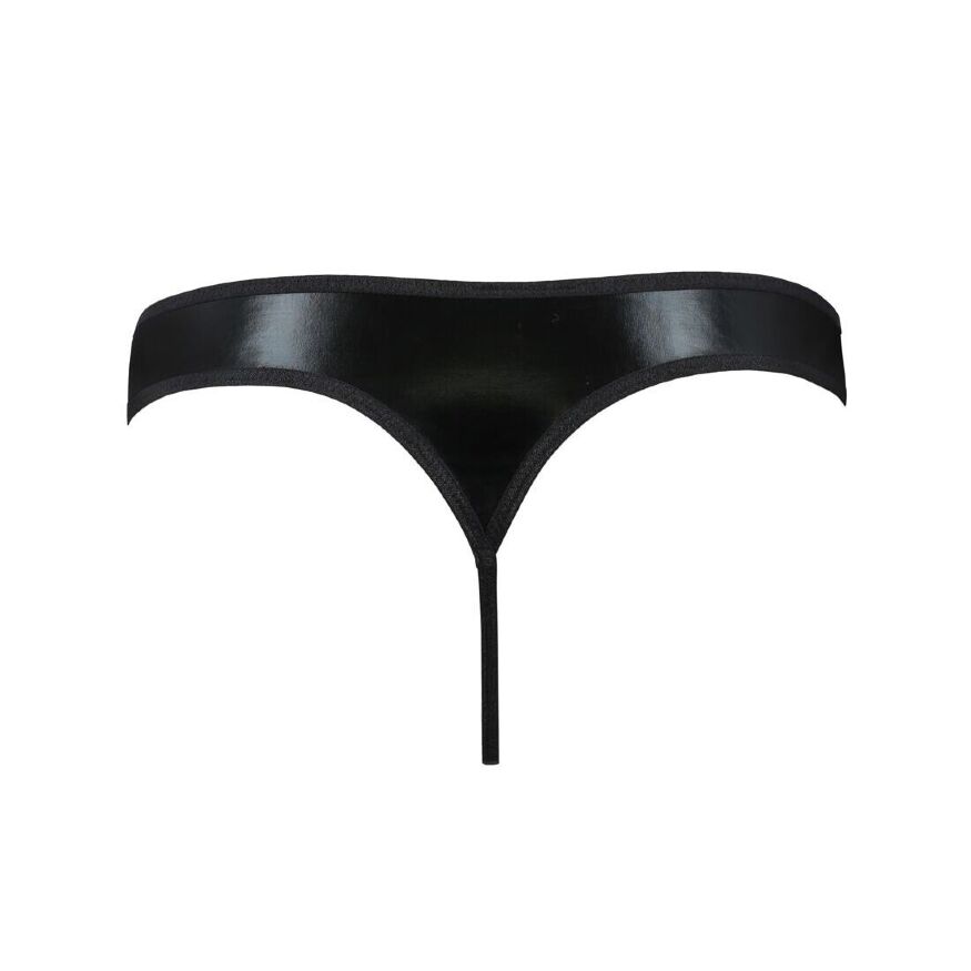 Чоловічі стринги Passion 033 THONG PAUL S/M Black, під латекс