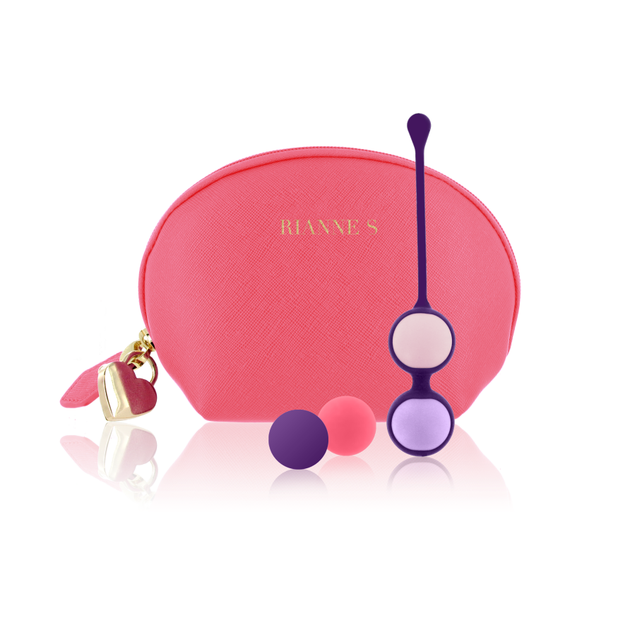 Вагинальные шарики 4шт Rianne S Pussy Playballs CORAL ROSE