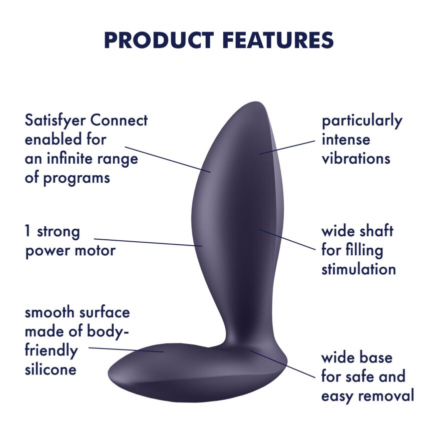 Анальная пробка с вибрацией Satisfyer Power Plug