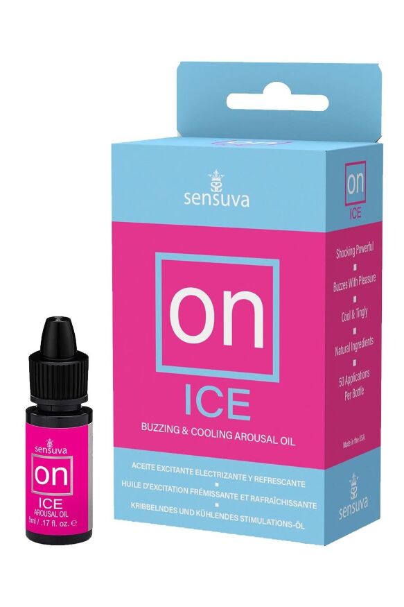 Возбуждающий и охлаждающий жидкий вибратор Sensuva ON ICE, 5 мл