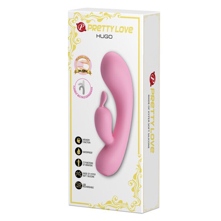 Перезаряжаемый вибратор PRETTY LOVE - Hugo, BI-014694
