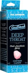 Спрей для минета Doc Johnson GoodHead DeepThroat Spray - Cotton Candy 59 мл для глубокого минета
