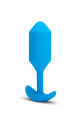 Анальна пробка з вібрацією b-Vibe VIBRATING SNUG PLUG розмір L, синя