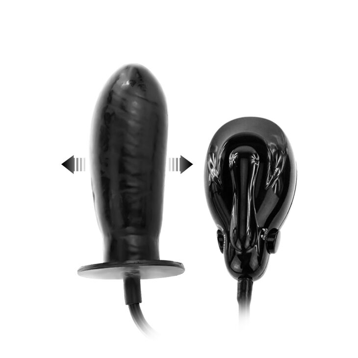 Вибратор с накачкой - Bigger Joy Inflateable Vibrating Dong