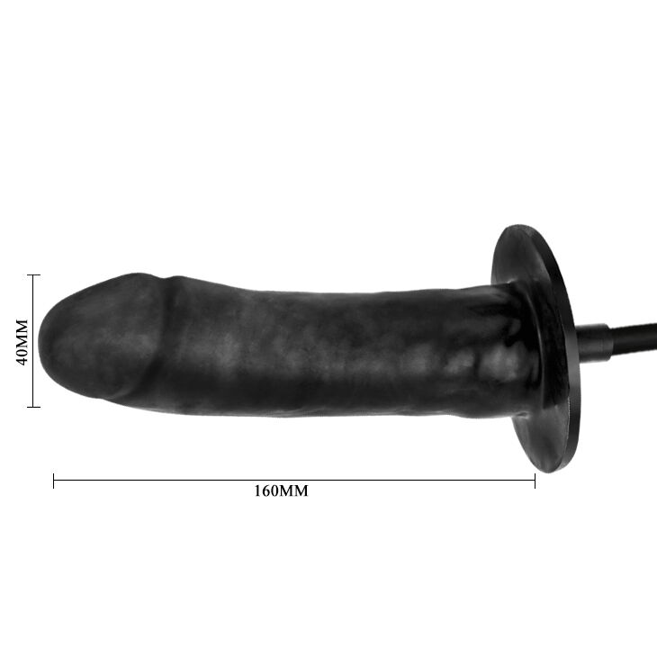 Вибратор с накачкой - Bigger Joy Inflateable Vibrating Dong