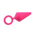 Анальная пробка Candy Plug L Рожевий 13.2 х 4 см