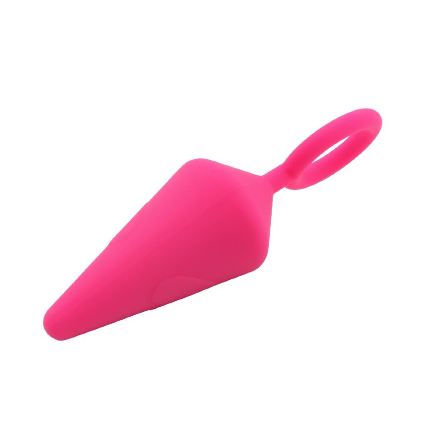 Анальная пробка Candy Plug L Рожевий 13.2 х 4 см