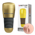 Мастурбатор у вигляді реалістичної вагіни Pretty Love Kitty Vagina Masturbator Gold