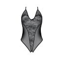 Боди Passion Ursula Body black XXL/XXXL, с ажурным декором и открытым шагом