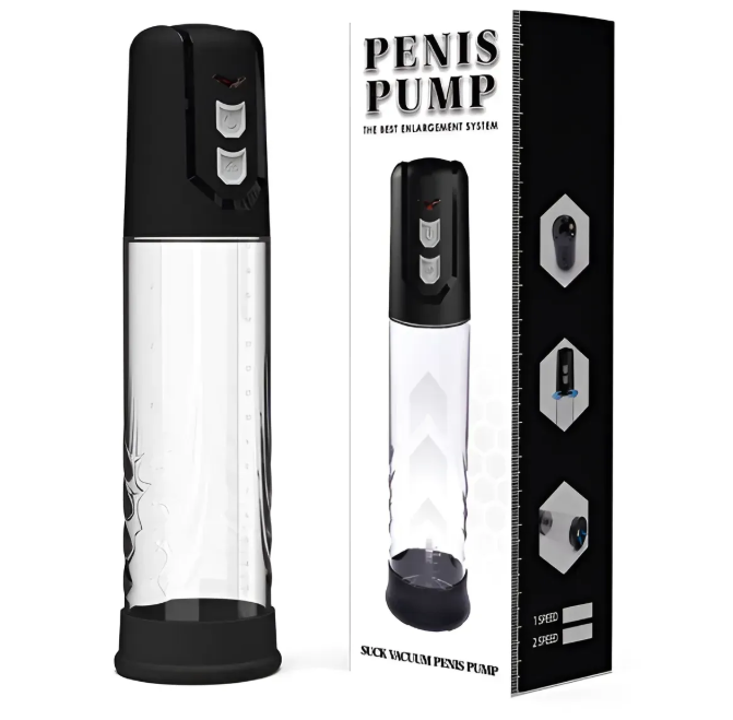 Автоматическая вакуумная помпа с зарядкой от USB CANWIN Penis Pump - P402AU