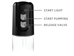 Автоматическая вакуумная помпа с зарядкой от USB CANWIN Penis Pump - P402AU