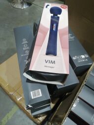 Вибромассажер Fun Factory VIM Vibrating Wand Nightblue (мятая упаковка!!!)