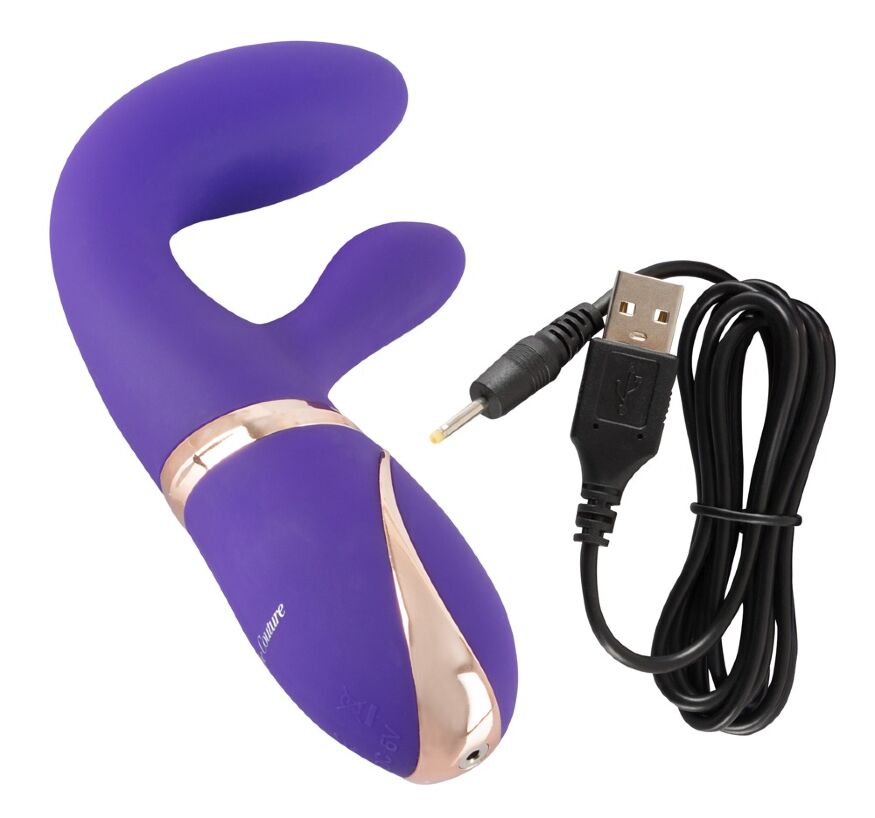 Чудовий ергономічний вібростимулятор точки "G"  Ravish Purple