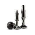 Набор анальных пробок NS Novelties Rear Assets - Tapered Trainer Kit - Gunmetal - Black