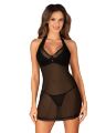 Пеньюар Obsessive Medilla chemise &amp; thong XL/2XL