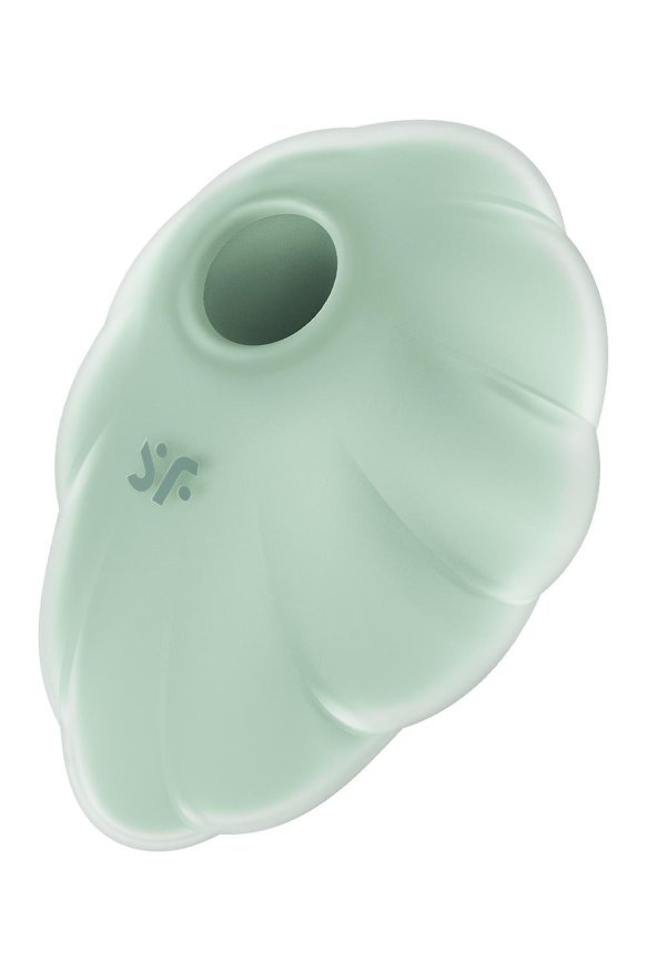Вакуумний вібратор із дизайном у вигляді хмари Satisfyer Cloud Dancer м'ятний