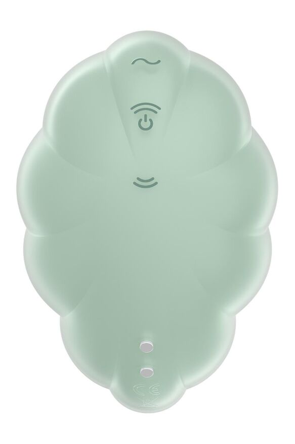 Вакуумний вібратор із дизайном у вигляді хмари Satisfyer Cloud Dancer м'ятний