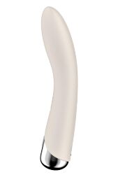 Вибратор для точки G Satisfyer Spinning Vibe 1 с ротацией, молочный
