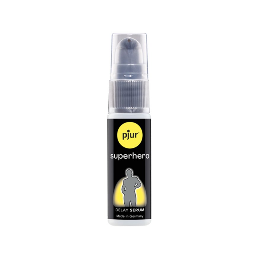 Пролонгувальний гель pjur Superhero Serum 20 мл, створює невидиму плівку, що знижує чутливість