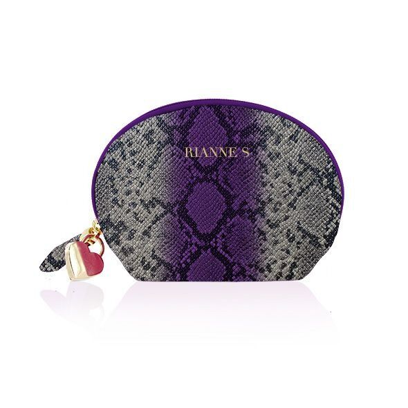 Вибратор для точки G Rianne в сумочке, фиолетовый, 14 см х 3.5 см
