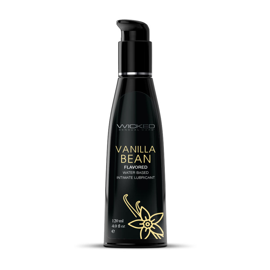 Съедобный лубрикант со вкусом ванили WICKED AQUA 120ML