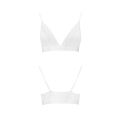 Еластичний топ з мереживом Passion PS001 TOP XL, white