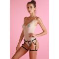 Гартеры Loveshop натуральная кожа, ручная работа модель G 9 40-42р