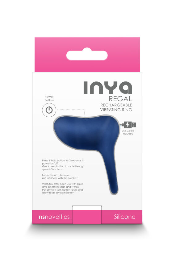 Виброкольцо NS Novelties INYA REGAL BLUE