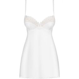 Пеньюар Obsessive 871-CHE-2 white Chemise L / XL