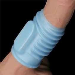 Насадка на член - Vibrating Spiral Knights Ring Blue