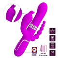Вібромасажер з анальним та кліторальним стимулятором Pretty Love - Cammy Purple Twinkled Tenderness, BW-500036