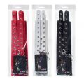 Окови Leather Double Fix Leg Cuffs, Red