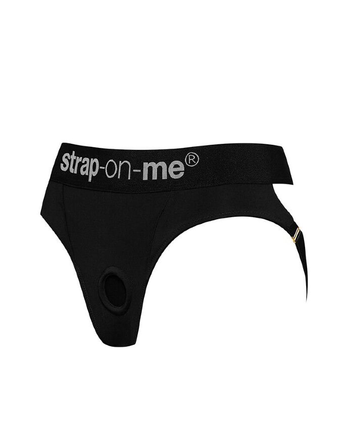 Трусы-стринги для страпона Strap-On-Me HEROINE HARNESS - L  (мятая упаковка)