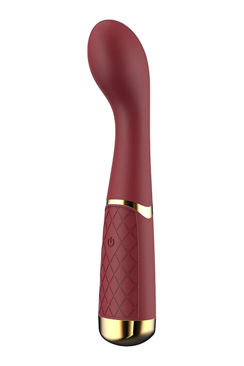 Вібратор для точки G Dream toys Romance Lucy, марсаловий, 19.5 х 3.8 см