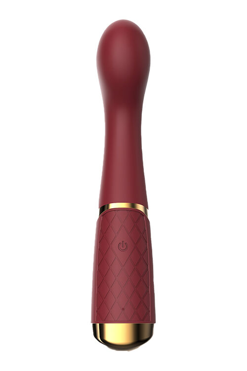 Вібратор для точки G Dream toys Romance Lucy, марсаловий, 19.5 х 3.8 см