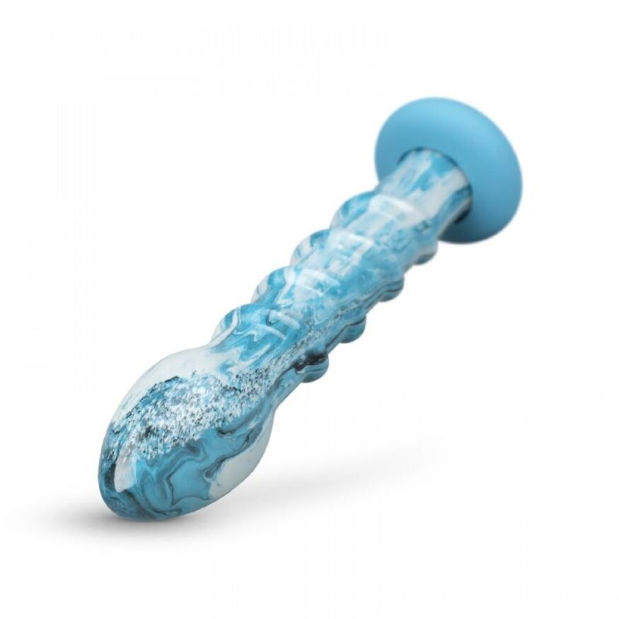 Анальная пробка Gildo - Ocean Wave Glass Dildo