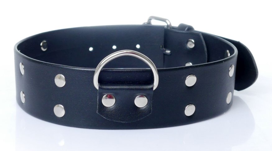 Ошейник из искуственной кожи с шипами Fetish Boss Series - Collar with studs, BS3300098
