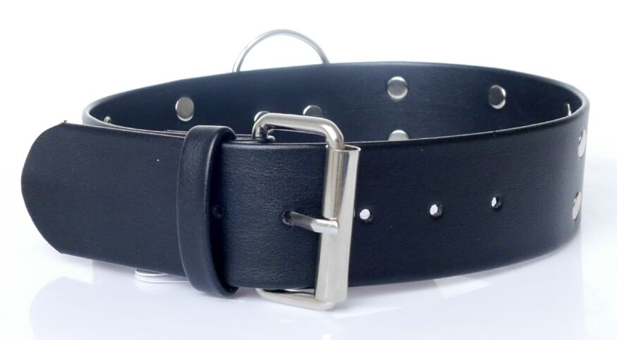Ошейник из искуственной кожи с шипами Fetish Boss Series - Collar with studs, BS3300098