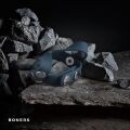Эрекционное кольцо Boners с разделителем яичек V-образной формы, серое