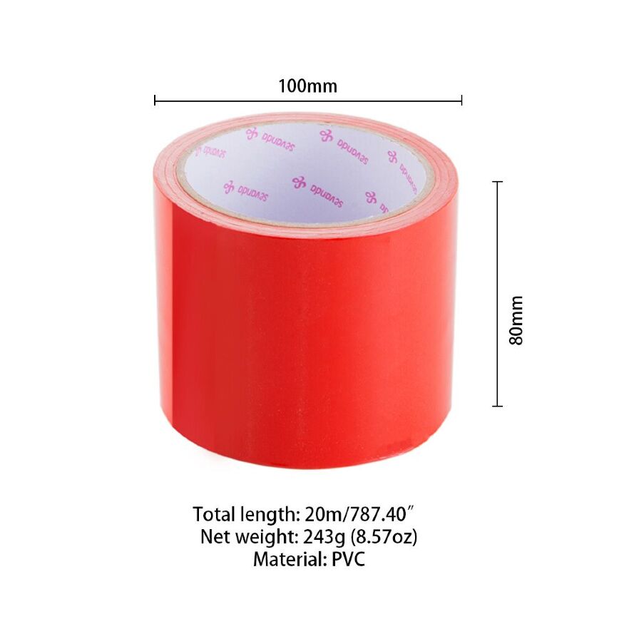 Электростатическая лента для бондажа LOCKINK SEVANDA Electrostatic Tape - Red Tape, 16 м