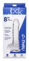CN-09-0708-00 Фаллоимитатор реалистичный на присоске Jock C-Thru прозрачный, 21 см