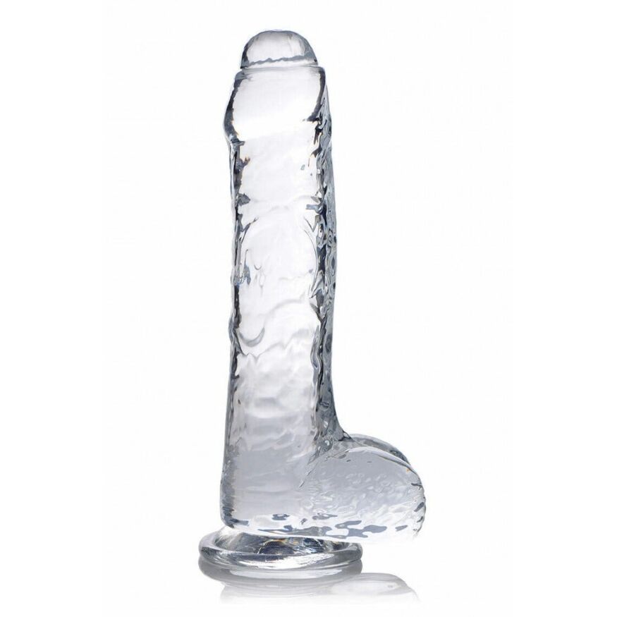 CN-09-0708-00 Фаллоимитатор реалистичный на присоске Jock C-Thru прозрачный, 21 см