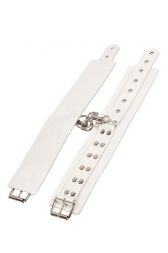 Окови Leather Restraints Leg Cuffs, White