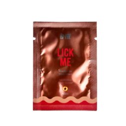 Сашет Съедобный лубрикант INTT Lick Me Peach со вкусом персика с эффектом тепла, 2 мл