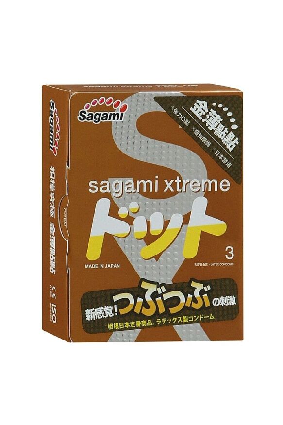 Презервативы латексные Sagami Xtreme Feel UP 3 шт, цена за уп
