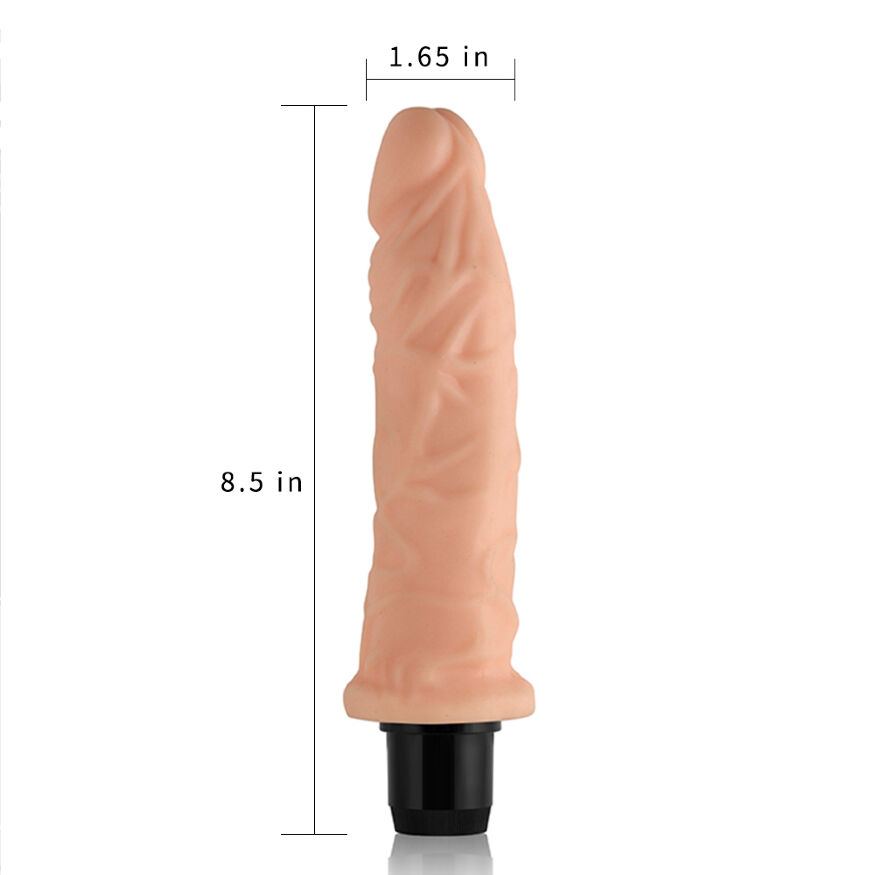 Водонепроникний вібратор тілесного кольору Xtreme Feel Vibrator Flesh 8.5"
