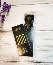 Презервативи з натурального латексу супертонкі (преміум) Muaisi 001 12 шт